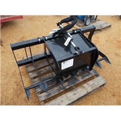 5' K & A BRUSH GRAPPLE W/SINGLE TOP CLAMP, FITS SKID STEER LOADER