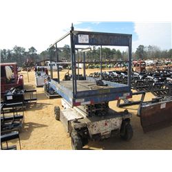 ELECTRIC SCISSOR LIFT, 800# CAP, S/N 108919250