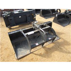 VERSATECH 65" GP BUCKET W/TOP CLAMP, FITS SKID STEER LOADER