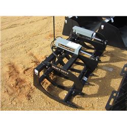 DHM-3022 (UNUSED) TWO CYLINDER 72" HD BRUSH GRAPPLE, FITS SKID STEER LOADER