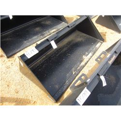DHM-3018 (UNUSED) 72" SMOOTH BUCKET, FITS SKID STEER LOADER