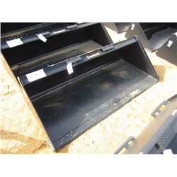 DHM-3018 (UNUSED) 72" SMOOTH BUCKET, FITS SKID STEER LOADER