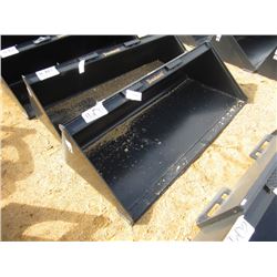 DHM-3018 (UNUSED) 72" SMOOTH BUCKET, FITS SKID STEER LOADER