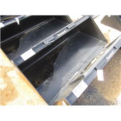 DHM-3018 (UNUSED) 72" SMOOTH BUCKET, FITS SKID STEER LOADER