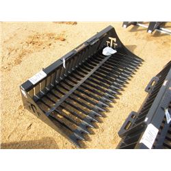 DHM-3008 (UNUSED) 72" ROCK BUCKET, FITS SKID STEER LOADER