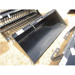 DHM-3018 (UNUSED) 72" SMOOTH BUCKET, FITS SKID STEER LOADER