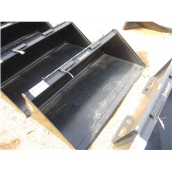 DHM-3017 (UNUSED) 66" SMOOTH BUCKET, FITS SKID STEER LOADER