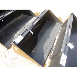 DHM-3017 (UNUSED) 66" SMOOTH BUCKET, FITS SKID STEER LOADER