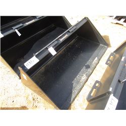 DHM-3017 (UNUSED) 66" SMOOTH BUCKET, FITS SKID STEER LOADER