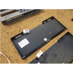 DHM-3014 (UNUSED) QUICK TACH MOUNT PLATE, FITS SKID STEER LOADER