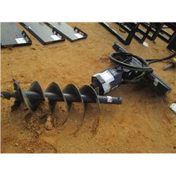 (UNUSED) BOBCAT AUGER ASSY W/12" BITS, FITS SKID STEER