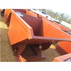 STANDARD DUTY 2 CU YARD SELF DUMPING HOPPER, 4,000# CAP