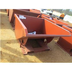 STANDARD DUTY 1.5 CU YARD SELF DUMPING HOPPER, 4,000# CAP