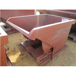 STANDARD DUTY 1/2 CU YARD STACKABLE SELF DUMPING HOPPER, 4,000# CAP