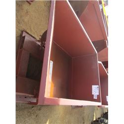 STANDARD DUTY 1 CU YARD STACKABLE SELF DUMPING HOPPER, 4,000# CAP