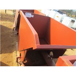 STANDARD DUTY 1.5 CU YARD STACKABLE SELF DUMPING HOOPER, 4,000# CAP