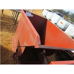 STANDARD DUTY 1.5 CU YARD STACKABLE SELF DUMPING HOOPER, 4,000# CAP