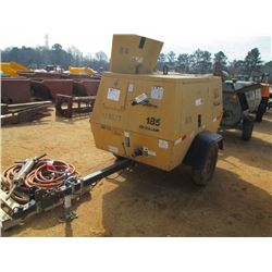 SULLAIR 185 AIR COMPRESSOR, S/N 004-139527, 185 CFM AT 800 PSIG, CAT DIESEL ENG