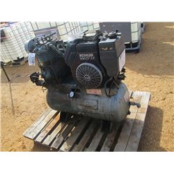 AIR COMPRESSOR TANK MTD, GAS ENG, BELT DRIVE (COUNTY OWNED)