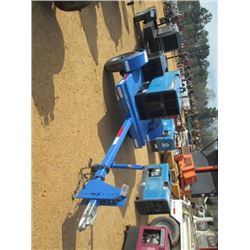 MILLER BOBCAT 250 AC/DC WELDER, 10,000 WATT GENERATOR, METER READING 94 HRS, MTD ON S/A TRAILER, (BI