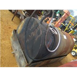 FUEL STORAGE TANK W/MANUAL PUMP & HOSE OVER FLOW PAN