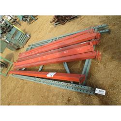 1 LOT 9' STORAGE SHELVE FRAMES