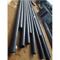 1 LOT (10) MISC SIZE & LENGTH PLASTIC PIPE