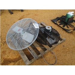 1 LOT (2) ELECTRIC FANS