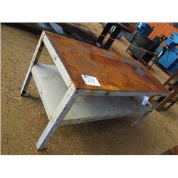 36" X 82" METAL WORK TABLE