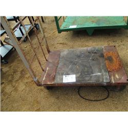 METAL/WOOD 4 WHEEL CART