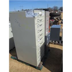 1 LOT (3) MICRO FILM CABINET, (2) FILE CABINET