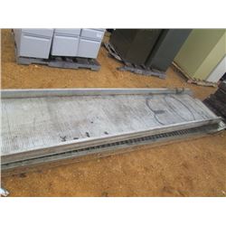 1 LOT (2) 12' ALUMINUM WALK RAMPS