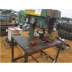 DRILL STATION W/2 DRILL PRESS - DAYTON 16 1/2" DRILL PRESS, DAYTON 20" DRILL PRESS