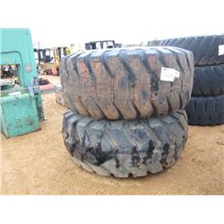 1 LOT (2) 29.5-29 TIRES & RIMS