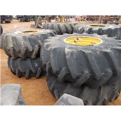 1 LOT (4) 23T-26 TIRES & RIMS