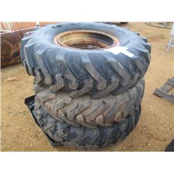 1 LOT (3) 14.00-24 TIRES & RIMS
