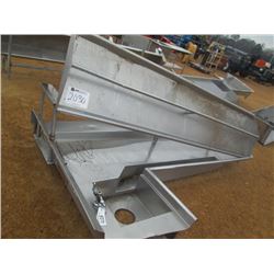 9' L-SHAPE STAINLESS STEEL SINK/COUNTER