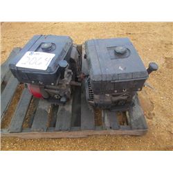1 LOT (2) 9 HP VANGUARD MOTORS