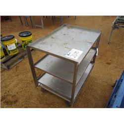 STAINLESS STEEL 3 TIER CART