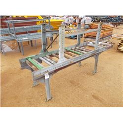 1 LOT (2) ROLLER CONVEYOR