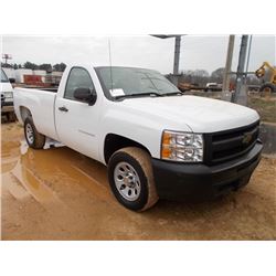 2011 CHEVROLET SILVERADO PICKUP, S/N 1GCNCPE04BZ305983, V8 GAS, A/T, ODOMETER READING 137,994 MILES