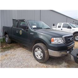2004 FORD F150 4X4 PICKUP, S/N 1FTPX14584KD72136, GAS ENG, A/T, EXTENDED CAB, ODOMETER READING 141,3