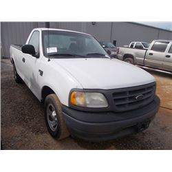 2003 FORD F150 XL PICKUP, S/N 1FTRF17W93NA05179, GAS ENGINE, A/T, LONG BED, ODOMETER READING 159,957