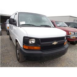 2007 CHEVROLET VAN, S/N 1GCFG15X871133465, GAS ENGINE, A/T, ODOMETER READING 354,597 MILES