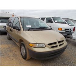 1996 DODGE CARAVAN, S/N 1B4GP44R0TB324484, GAS ENGINE, A/T, ODOMETER READING 209,619 MILES