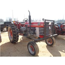 MASSEY FERGUSON 180 FARM TRACTOR, S/N CDW645003647, 3 PTH PTO, 2 REMOTES, 14.9X38 TIRES