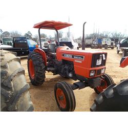 KUBOTA M4030 SU FARM TRACTOR, S/N 23465, 3 PTH, PTO, CANOPY, 14.9-28 REAR TIRES, 6.50-16 FRONT TIRES