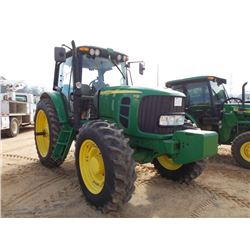 JOHN DEERE 7130 MFWD FARM TRACTOR, S/N 028593 (11 YR) 3PTH, PTO, 3 HYD REMOTES, ECAB W/AIR, 380/85R4