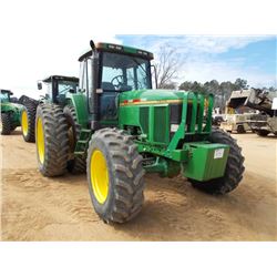 JOHN DEERE 7800 MFWD FARM TRACTOR, S/N 006880, 3 PTH, PTO, QUICK HITCH, 3 HYD REMOTES, ECAB W/AIR, 1