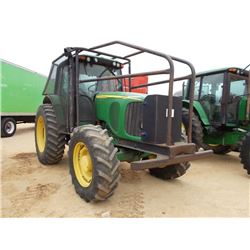 JOHN DEERE 7320 MFWD FARM TRACTOR, S/N 038919, 3 PTH, PTO, 2 HYD REMOTES, ECAB W/AIR, 18.4-38 REAR T